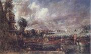 John Constable The Opening of Wateloo Bridge oil on canvas